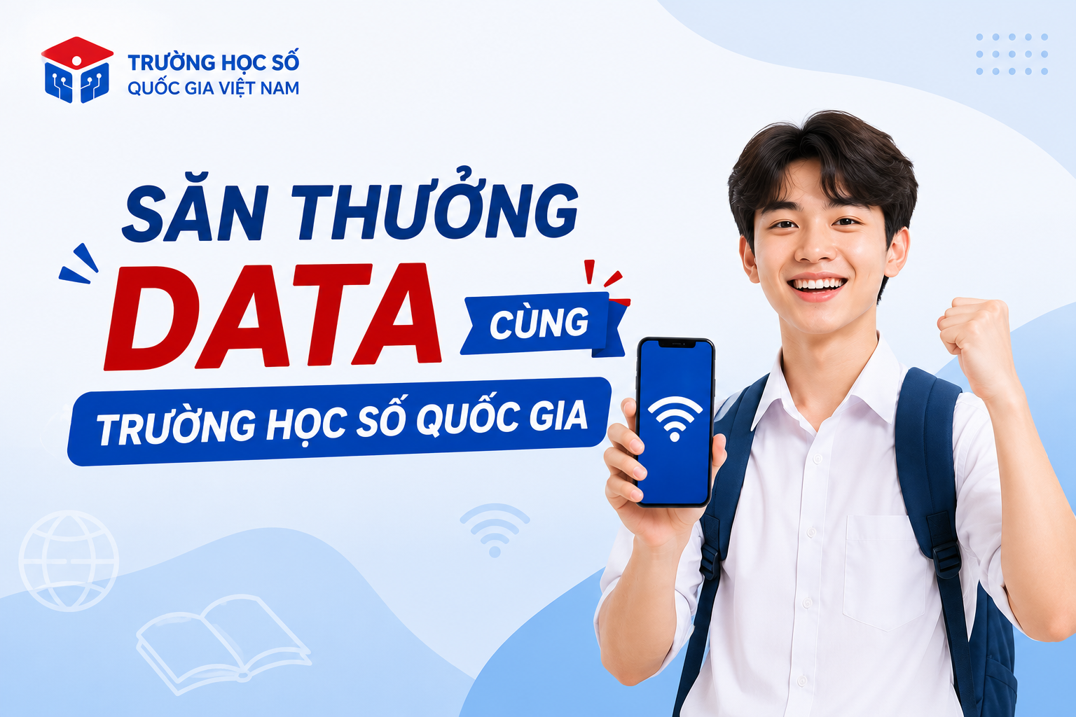 Săn thưởng DATA cùng Trường học số Quốc gia
